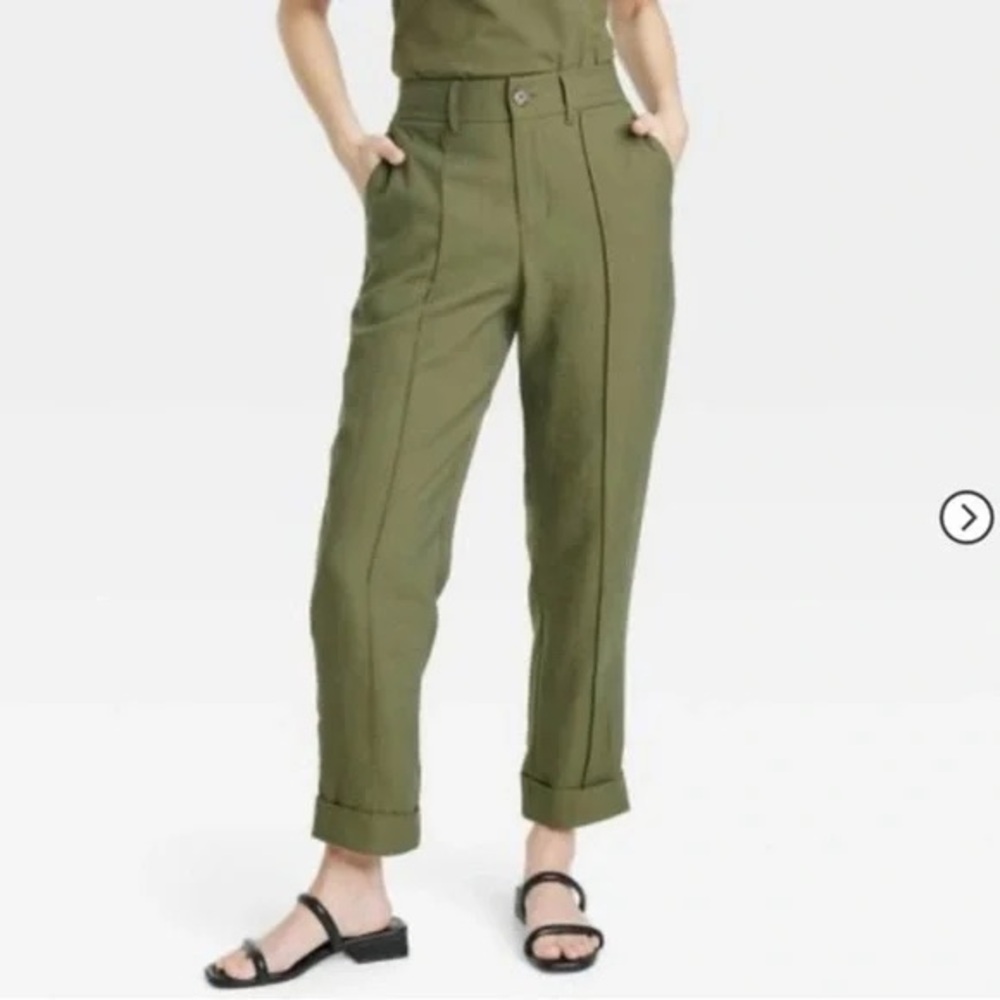 A New Day Olive Cropped Women's Pants